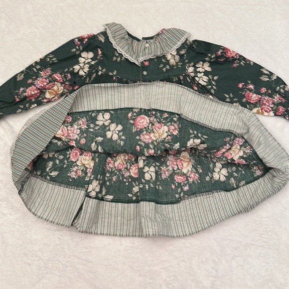 VINTAGE Allison Ann Floral Top/Dress 4T - Picture 7 of 9
